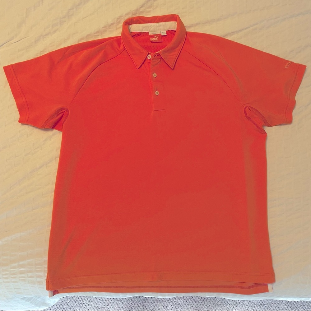 Puma Golf orange polo Large